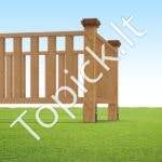 U formos stulpo laikiklis su įsukimu – 100 x 70 x 700 mm, su 6 ankeriais ir armatūra (1 vnt.) - Image 7