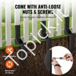 6 vnt. remonto laikikliai tvoros stulpams – 89 x 89 mm, plieniniai, taisymui be betonavimo - Image 5