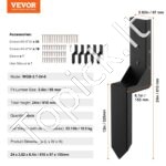 6 vnt. remonto laikikliai tvoros stulpams – 89 x 89 mm, plieniniai, taisymui be betonavimo - Image 6