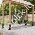 6 vnt. remonto laikikliai tvoros stulpams – 89 x 89 mm, plieniniai, taisymui be betonavimo - Image 7