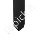 6 vnt. remonto laikikliai tvoros stulpams – 89 x 89 mm, plieniniai, taisymui be betonavimo - Image 8