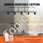 5 lempų pakabinamas šviestuvas virtuvės salai – 60W – reguliuojamas – E27 lizdai - Image 4