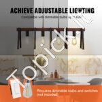 4 lempų pakabinamas šviestuvas virtuvės salai – 60W – reguliuojamas – E27 lizdai - Image 4