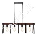 4 lempų pakabinamas šviestuvas virtuvės salai – 60W – reguliuojamas – E27 lizdai - Image 8