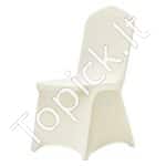 Elastingi kėdžių užvalkalai sulankstomoms kėdėms – 30 vnt – dramblio kaulo spalvos - Image 8