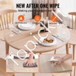 🛡️ Skaidri kvadratinė stalo danga – 121,9 × 121,9 cm, 2 mm storio, PVC apsauga nuo karščio ir įbrėžimų - Image 3