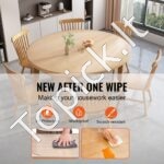 Skaidri apvali stalo danga – ⌀123 cm, 1,5 mm storio PVC, atspari karščiui ir dėvėjimuisi - Image 3