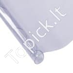 Skaidri apvali stalo danga – ⌀123 cm, 1,5 mm storio PVC, atspari karščiui ir dėvėjimuisi - Image 9