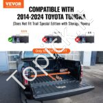 Triguba sulankstoma bagažinės uždanga | Tinka Toyota Tundra (2014–2024) - Image 2