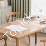Skaidri stalo danga – 91,4 × 121,9 cm, 1,5 mm storio, PVC apsauga stalviršiui nuo karščio ir įbrėžimų - Image 7