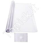Skaidri stalo danga – 40,6 × 81,3 cm, 1,5 mm storio, PVC apsauga mažiems stalviršiams - Image 8