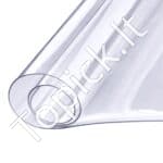 Skaidri stalo danga – 61,3 × 92,2 cm, 1,5 mm storio, stačiakampė PVC apsauga nuo karščio ir įbrėžimų - Image 8