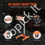 1500W infraraudonųjų spindulių dažų kietinimo lempa – automatinis džiovinimas efektyviam darbui - Image 3