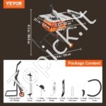 Diskinis stalo pjūklas medienai 1800 W | Staklės su 4800 aps./min greičiu ir 85 mm pjovimo gyliu - Image 3