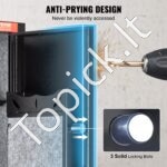 Biometrinis ginklų seifas 5 šautuvams + 4 pistoletams – maksimalus saugumas ir greita prieiga - Image 4