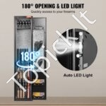 Biometrinis ginklų seifas 5 šautuvams + 4 pistoletams – maksimalus saugumas ir greita prieiga - Image 5