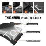 Universalūs automobilio sėdynių užvalkalai – 9 dalių rinkinys | Dirbtinės odos, pusiau uždaras dizainas - Image 3