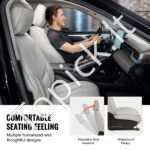 Universalūs automobilio sėdynių užvalkalai (13 dalių rinkinys) – Priekinei ir galinei sėdynei | Pilnai uždaras dizainas | Dirbtinė oda | Tinka automobiliams, visureigiams ir sunkvežimiams - Image 6