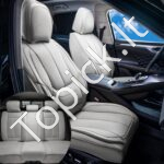 Universalūs automobilio sėdynių užvalkalai (13 dalių rinkinys) – Priekinei ir galinei sėdynei | Pilnai uždaras dizainas | Dirbtinė oda | Tinka automobiliams, visureigiams ir sunkvežimiams - Image 7