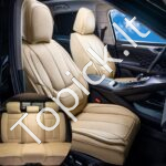 Universalūs automobilių sėdynių užvalkalai (13 dalių, smėlio spalvos) – Pilnas komplektas | Dirbtinė oda | Visiškai uždaras dizainas - Image 7