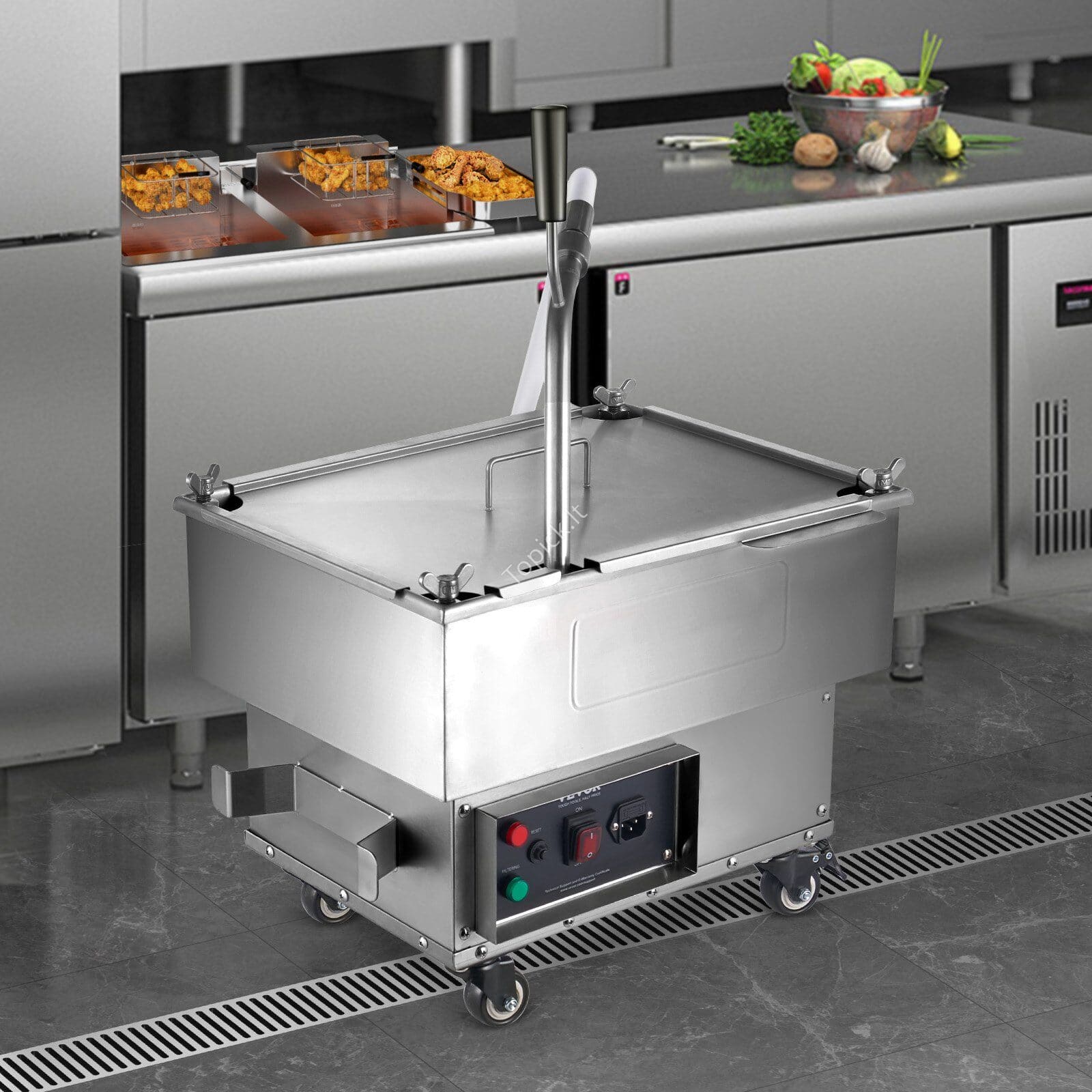 Mobilus gruzdintuvės aliejaus filtravimo įrenginys 18 l - Image 7