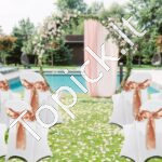 12 vnt. baltų elastingų kėdžių užvalkalų – Spandekso universalūs užvalkalai šventėms ir viešbučiams (max 444 x 330 x 838 mm) - Image 7