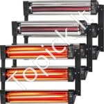 3x Infraraudonųjų spindulių kietinimo lempa 3000W – profesionalus 3 dalių džiovinimo sprendimas