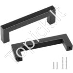 30 vnt. nerūdijančio plieno baldų rankenėlių rinkinys – 108 × 12 × 35 mm, 96 mm tvirtinimo skylės