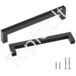 30 vnt. nerūdijančio plieno baldų rankenėlių rinkinys – 140 × 12 × 35 mm, 128 mm tvirtinimo skylės