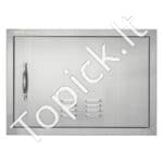 Lauko virtuvės durys 610 x 432 mm | Tinka grilio saloms, lauko spintelėms ir BBQ zonoms