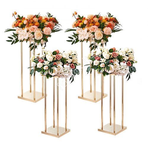 us2FHLHJLFTZTCBJH0ERRV02Fgoods_img-v22Fwedding-flower-rack-m100-1.2.jpg 4 vnt. Aukšti Metaliniai Dekoratyviniai Stovai – 28 x 28 x 80 cm, Kvadratiniai, Su Laminuotu Paviršiumi - Image 1