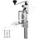 Rankinis Plieninis Konservų Atidarytuvas – Su Staliniu Pagrindu, Aukščio Reguliavimas iki 30 cm, Profesionaliam Naudojimui