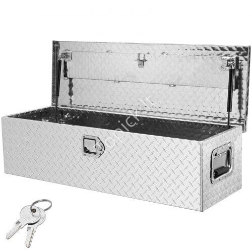us2FLCZXG39X13X10DNBAV02Fgoods_img-v12Ftruck-tool-chest-box-m100-1.2.jpg Aliumininis įrankių dėklas 99 x 33 x 25 cm – tvirtas ir universalus sprendimas jūsų transporto priemonei - Image 1