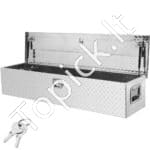 Aliumininis įrankių dėklas 122 x 38 x 38 cm – patikimas sprendimas pikapui