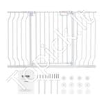 Reguliuojami apsauginiai varteliai vaikams ir augintiniams – be gręžimo, 75–135 cm pločio, 76 cm aukščio