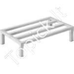 Aliumininis Grindinis Sandėliavimo Stovas – 91,4 x 50,8 x 20,3 cm, Iki 817 kg Apkrova, Kompaktiškas ir Itin Tvirtas