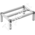 Kompaktiškas Aliumininis Grindinis Stovas – 60,9 x 35,5 x 20,3 cm, Iki 454 kg Apkrova, Tvirtas ir Lengvas