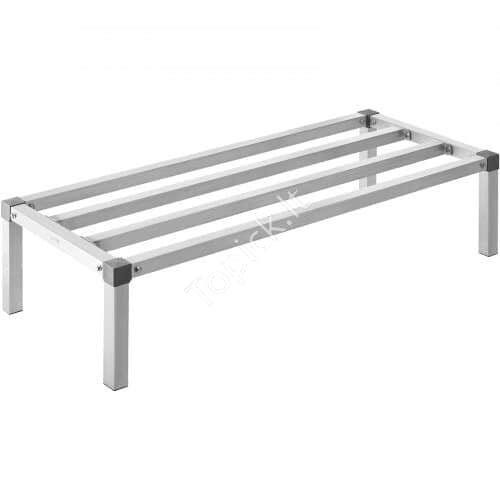 us2FLHJZWJZZK48X0ONGSV02Fgoods_img-v12Fdunnage-rack-m100-1.2.jpg Aliumininis Grindinis Sandėliavimo Stovas – 121,9 x 50,8 x 30,4 cm, Iki 454 kg Apkrova, Tvirtas ir Praktiškas - Image 1