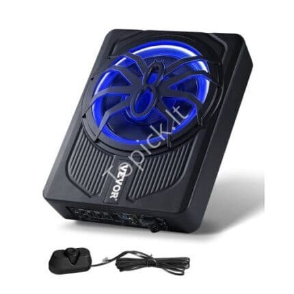 440 W automatinis žemų dažnių garsiakalbis po sėdyne | 25,4 cm (10") | Kompaktiškas aktyvus subwoofer'is