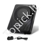 Plonas aktyvus automobilinis žemų dažnių garsiakalbis | 300 W | 20,3 cm (8") | Po sėdyne montuojamas