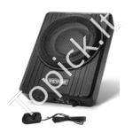 Plonas aktyvus automobilinis žemų dažnių garsiakalbis | 300 W | 25,4 cm (10") | Montuojamas po sėdyne