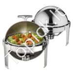 2 vnt. apvalių marmitų rinkinys – 5,5 l talpos