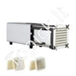 Elektrinis bulvių ir daržovių pjaustytuvas – 1/2" ir 3/8" geležtės, nerūdijantis plienas, greitas pjovimas