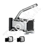 Bulvių ir daržovių pjaustytuvas – 2 nerūdijančio plieno geležtės, rankinis presas