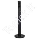 Juodas Lauko Peleninės Stovas – 108 cm, Cilindro Formos, Atsparus ir Talpus Cigarečių Atliekų Surinkimui