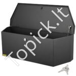 Priekabos įrankių dėžė 91×30×30 cm | Tvirta anglies plieno daiktadėžė su spyna