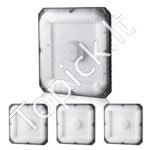4 vnt. LED lubų šviestuvų rinkinys – 80 W – 8800 lm – 5000 K – IP65 atsparumas