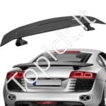 Universalus GT tipo galinis spoileris | 118 cm | ABS plastikas | Blizgus juodas | Tinka daugeliui sedanų ir kupė