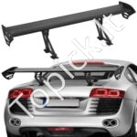 Universalus galinis spoileris | 110 cm | Aliuminis | Reguliuojamas | Juodos spalvos | GT stiliaus