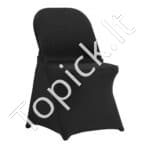 Juodi kėdžių užvalkalai (100 vnt.) – Elastingi, skalbiami, universalūs